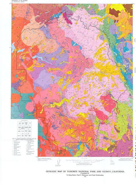 Geological map of the north and central america geologic map america geology map science poster ...