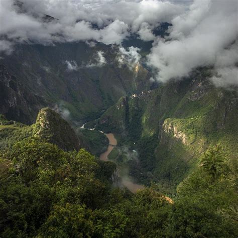 [OC][1200 x 1200 px] Sunrise Over Machu Picchu Valley, as seen from ...