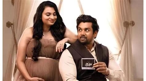 Kannada star Dhruva Sarja and wife Prerna expecting their 1st child, share maternity photoshoot ...