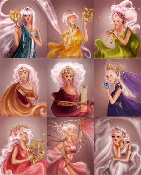 The Nine Muses | Greek-Goddesses Wiki | Fandom