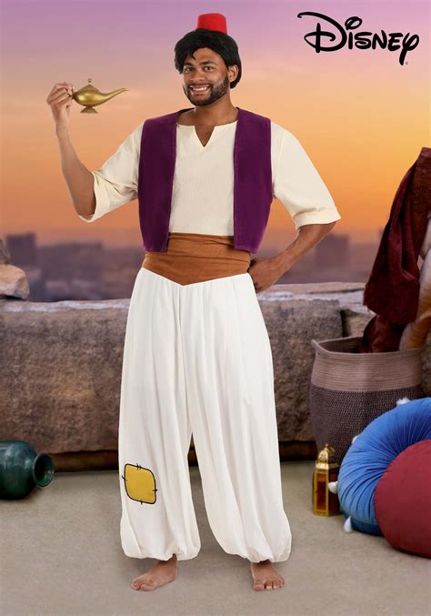 Men's Plus Size Disney Aladdin Deluxe Costume