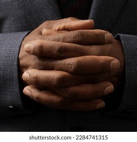 Man Praying God Hands Together Caribbean Stock Photo 2284741315 ...