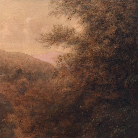 19th Century American School - 'Sunlit Woodland Landscape', Large Hudson River Valley Oil ...