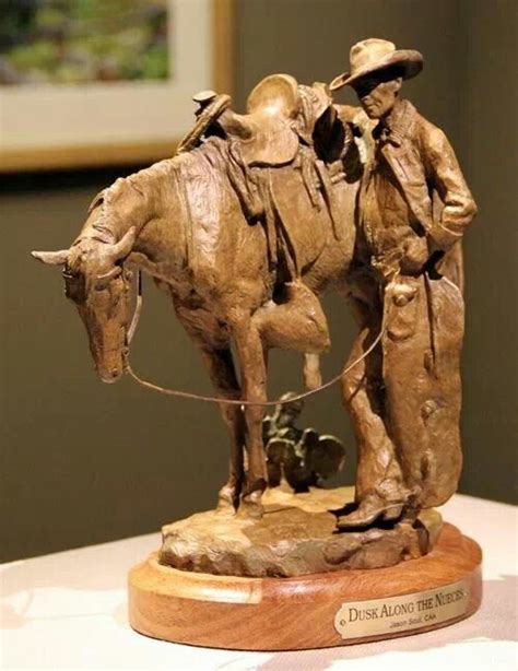 Jason Scull | Wood carving art sculpture, Cowboy art, Horse sculpture
