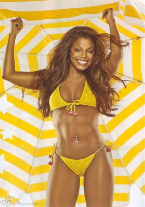 Janet Jackson Photo: Photoshoots Janet | Janet jackson, Bikinis, Yellow bikini