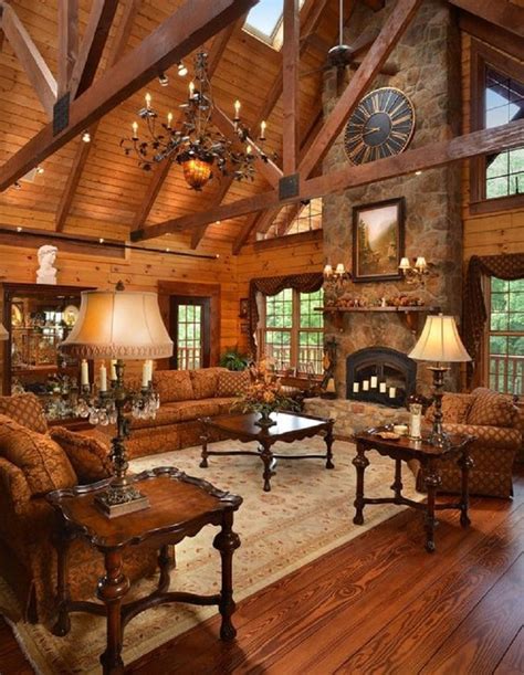 Log Cabin Interiors | Cabinets Matttroy