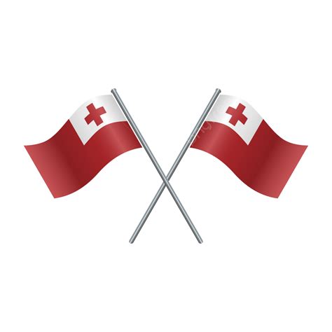 Tonga Flag, Tonga, Flag, National PNG and Vector with Transparent Background for Free Download