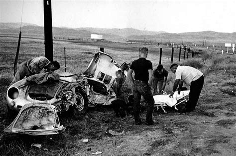 Haunting Photographs From James Dean's Fatal Car Wreck in 1955 ~ Vintage Everyday