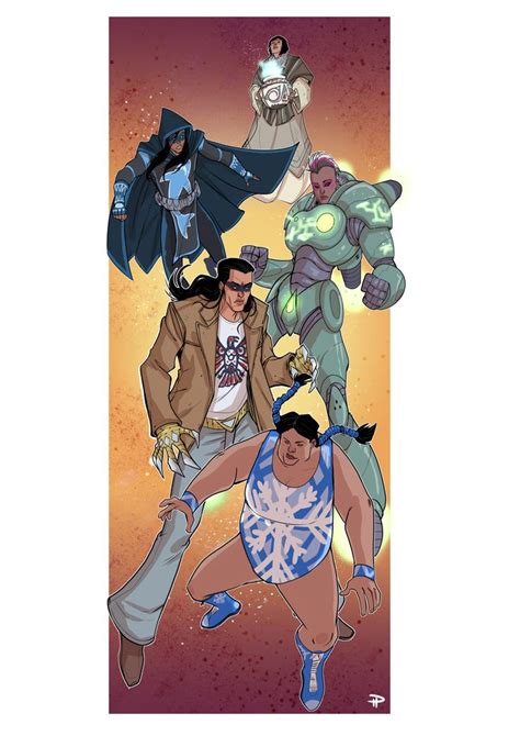 Mutants & Masterminds Super Team Handbook RPG - Illustration - Green ...