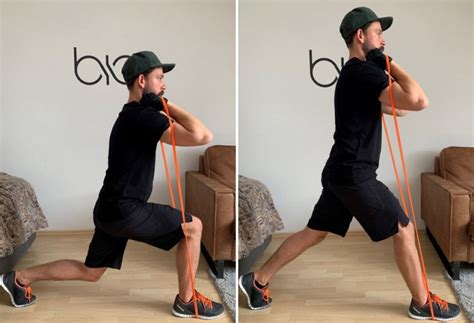 Lunges With Resistance Bands - BiqBandTraning