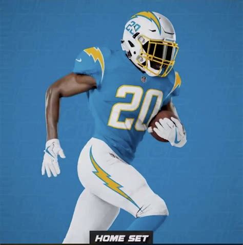 The Chargers declared their uniforms perfect, then changed them - FootballScoop