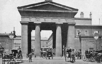 transpress nz: the Euston Arch original entrance to Euston Station, London