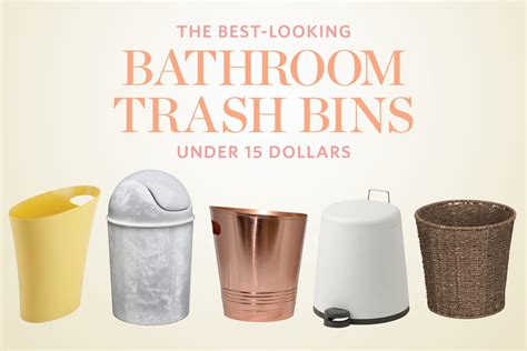 Stylish Small Bathroom Trash Cans for $15 or Less | Apartment Therapy