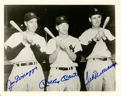 Lot Detail - New York Yankees Hall of Famers Trio Signed 8x10 B&W ...