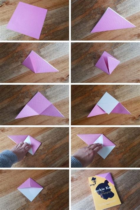 DIY Origami bookmark tutorial - Craft with Cartwright