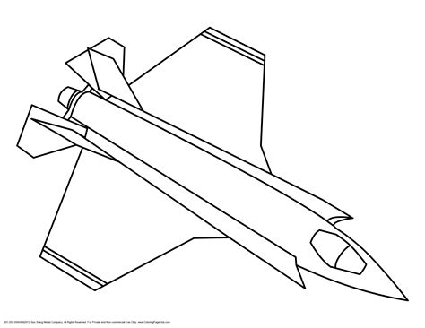 Printable Fighter Jet Coloring Pages - Printable Templates