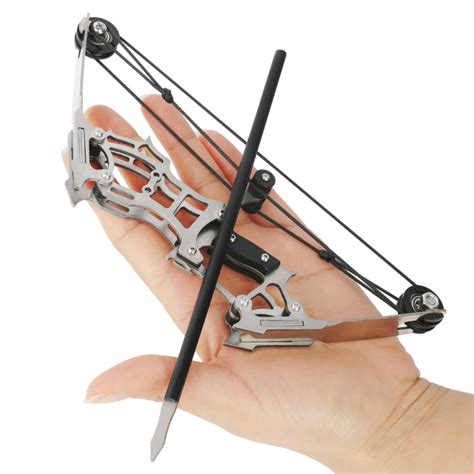 Mini Compound Bow Stainless Steel Compound Bow Model Toys