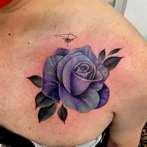 20+ Best Blue Rose Tattoo Designs with Ideas with Meanings - Body Art Guru