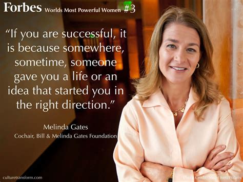 Melinda gates most powerful women information