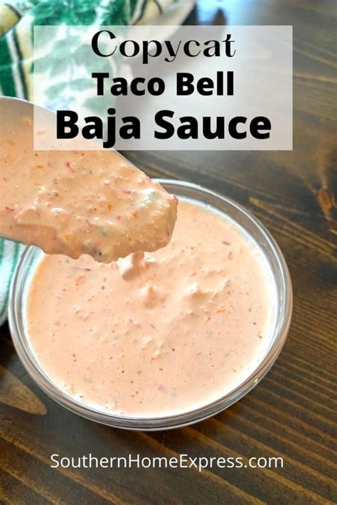 Taco Bell Baja Sauce Recipe (Copycat) - Southern Home Express