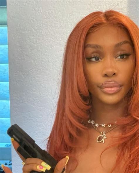 SZA on Twitter | Ginger hair color, Orange hair, Dyed natural hair