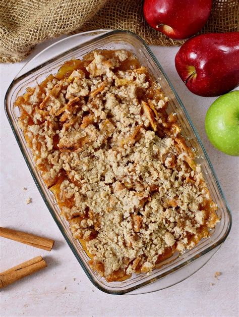 Apple Crisp Without Oats (Vegan, Gluten-Free) - Elavegan