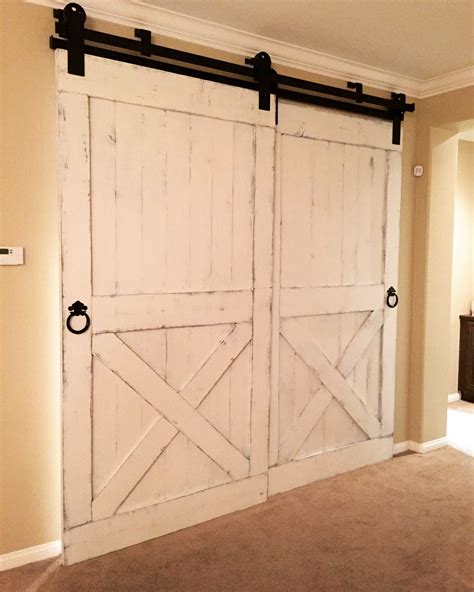 Diy Double Sliding Bypass Barn Doors Remodelaholic In - vrogue.co