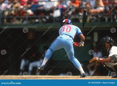 Tim Raines Montreal Expos editorial image. Image of baseballaction ...