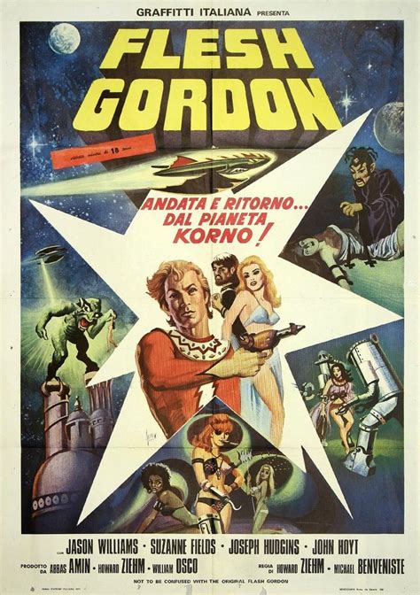 Flesh Gordon (1974) | Best movie posters, Jason williams, Italian movie ...