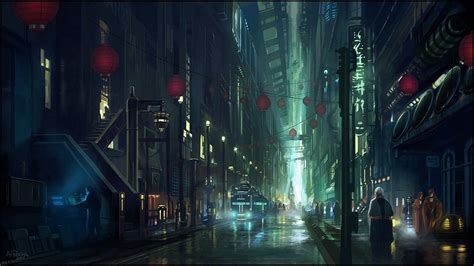 Anime City Wallpapers - Wallpaper Cave