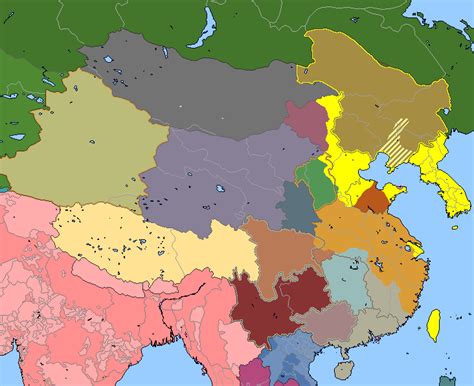 China During the second Sino-Japanese war : r/imaginarymaps