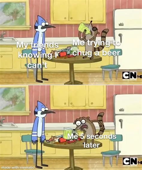 Template in the discord : r/regularshowmemes