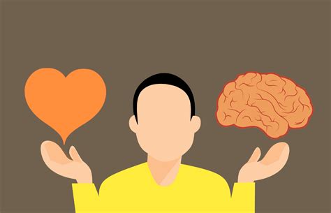 Gambar : keputusan, otak, jantung, pikiran, sulit, vs, logika, cinta ...
