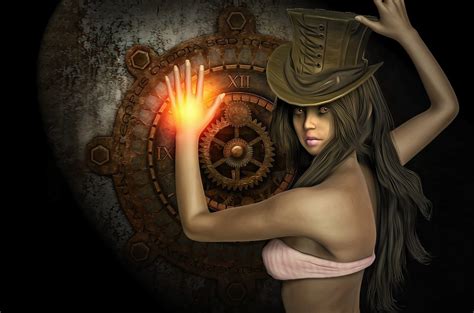 Steampunk 여성 소녀 판타지 · Pixabay의 무료 이미지