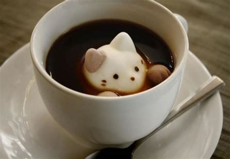 Enjoy latte art at home with cute marshmallow cats - Japan Today