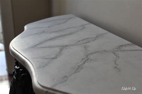 Lilyfield Life: Faux Marble Painted Table