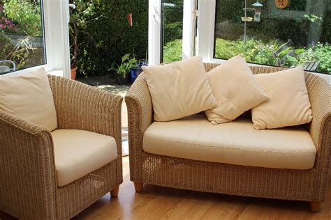 MGM Aintree Rattan Conservatory Furniture (2 seater and 1 single seat ...