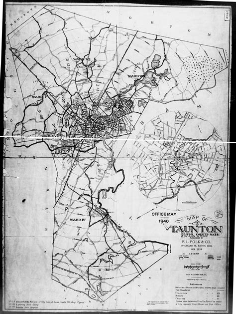 1940 Census Maps - Bristol County MA