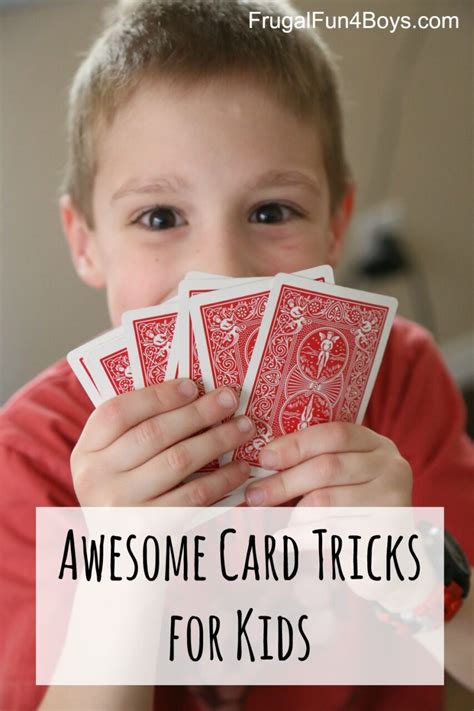 Three Awesome Card Tricks for Kids - Frugal Fun For Boys and Girls