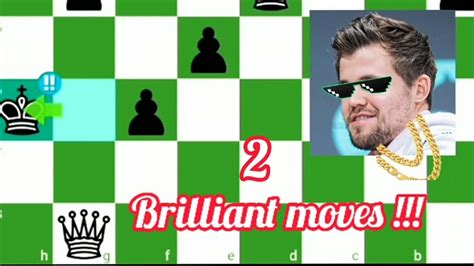 2 Brilliant moves by Magnus Carlsen 🔥 - Chess.com