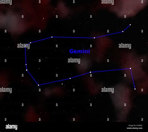 Gemini constellation hi-res stock photography and images - Alamy