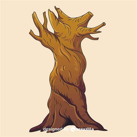 Tree trunk vector. Free download. | Creazilla