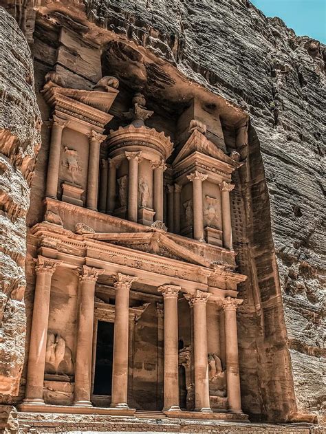 petra, jordan, caves, ancient, monument, architecture, landmark, desert, culture, facade, stone ...