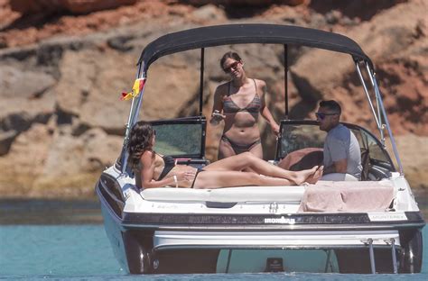 GARBINE MUGURUZA in Bikini at a Boat in Ibiza 06/08/2017 – HawtCelebs