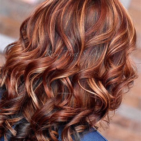 This Dark Auburn Hair Color With Highlights For Hair Ideas - Best ...