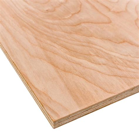 Handprint 3/4 in. x 2 ft. x 4 ft. Birch Plywood 154148 - The Home Depot