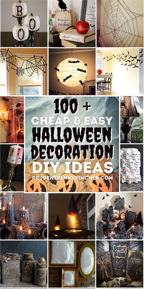 100 Cheap and Easy DIY Halloween Decorations | Easy diy halloween decorations, Diy halloween ...