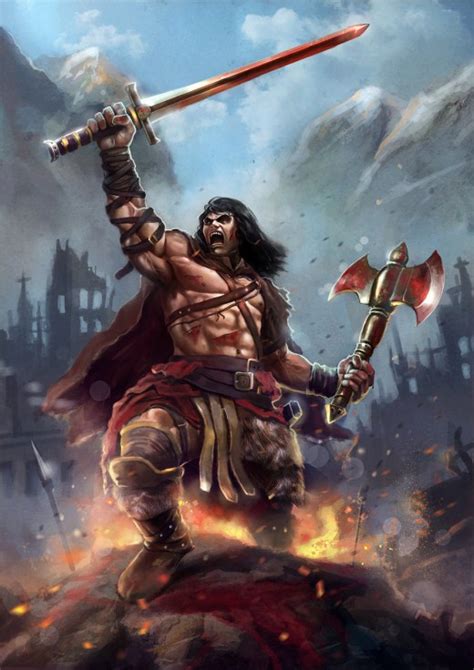 22 Awesome Conan The Barbarian Illustration Artworks - TutorialChip