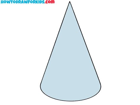 How to Draw a Cone - Easy Drawing Tutorial For Kids