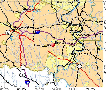 Ellsworth, Pennsylvania (PA 15331) profile: population, maps, real estate, averages, homes ...